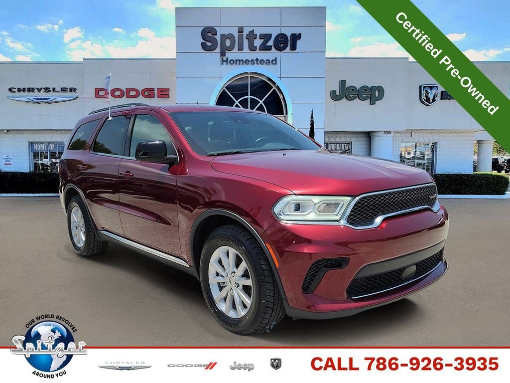 Certified Used 2023 Red Dodge SXT image 1