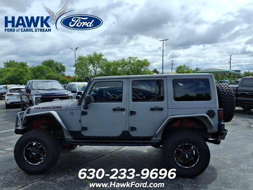 Used 2017 Black Clearcoat Jeep Unlimited Rubicon image 4