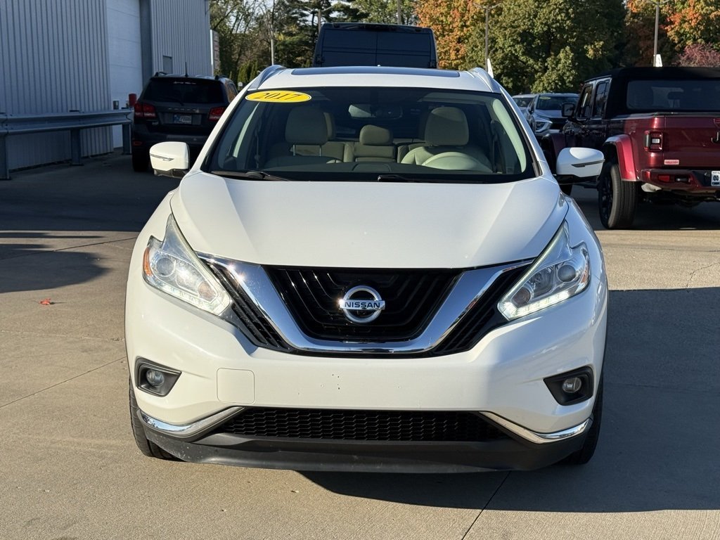 Used 2017 Nissan Murano SL with VIN 5N1AZ2MH3HN118804 for sale in Goshen, IN