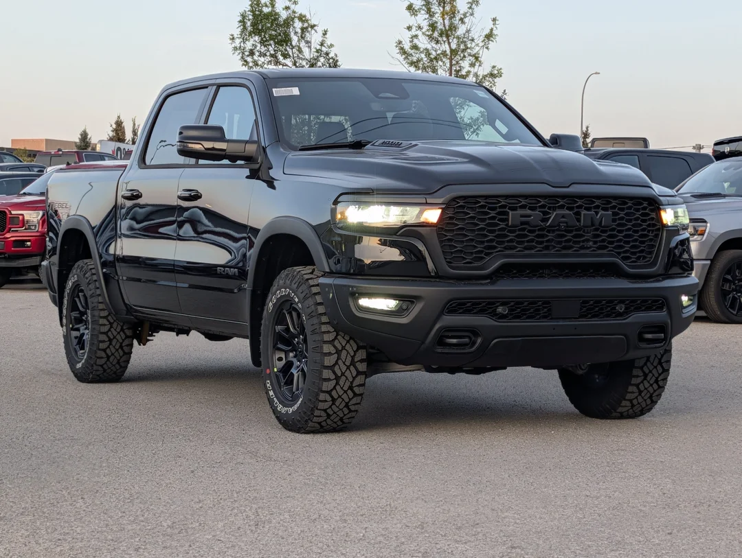 New 2027 Black RAM Rebel - - 4x4 - 3.0L Hurricane Twin Turbo - 420 HP - Crew Cab & More! image 2