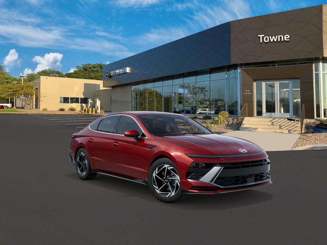 New 2026 Red Hyundai SEL Sport image 2