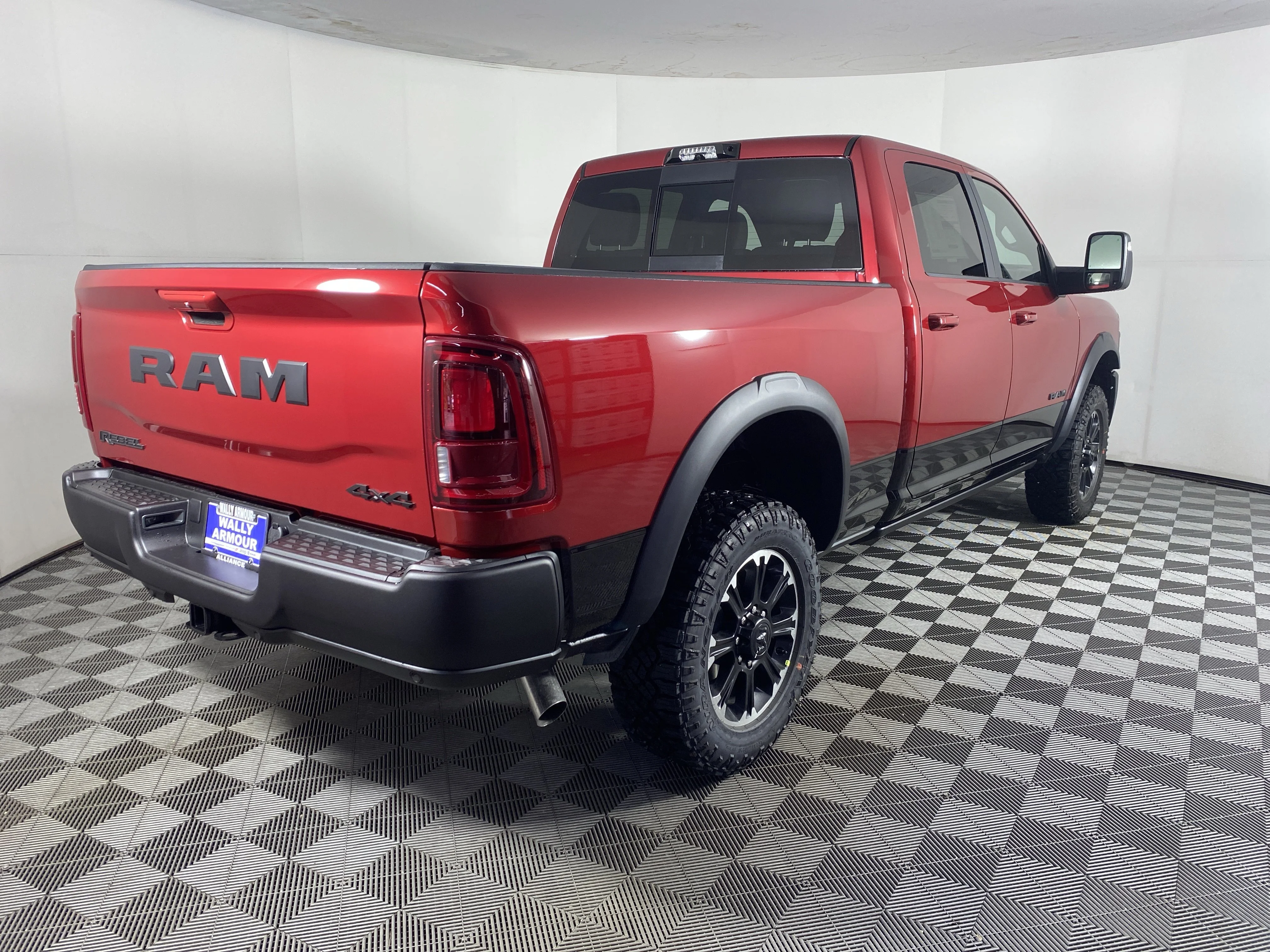 New 2026 Molten Red Pearl-Coat Exterior Paint RAM Rebel image 8