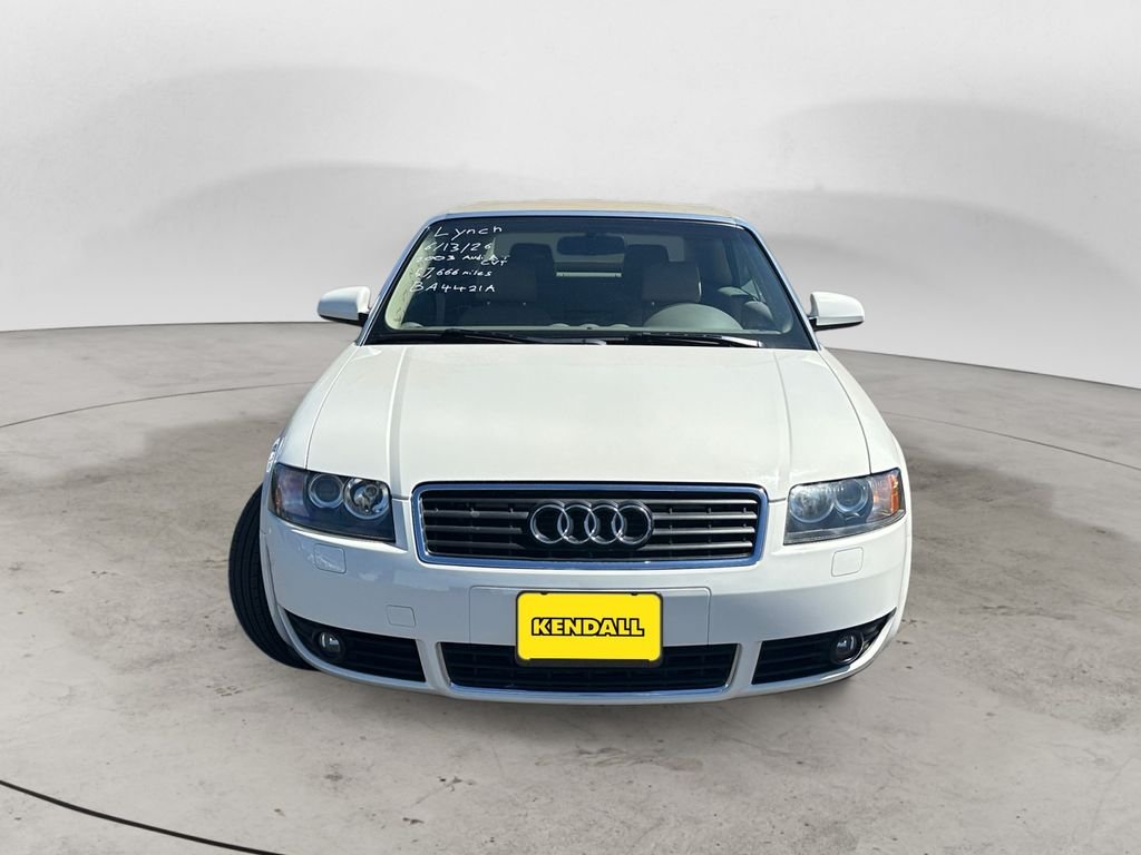 Used 2003 White Audi 1.8T Cabriolet image 2