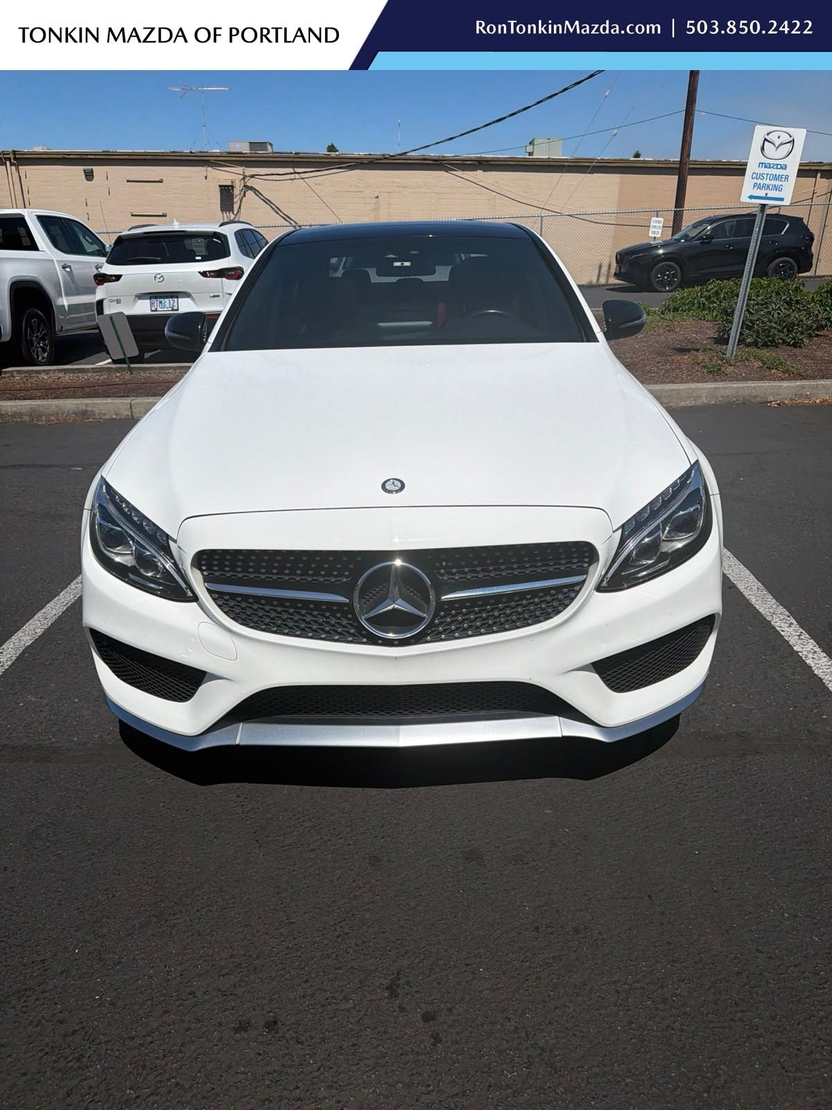 Used 2016 Polar White Mercedes-Benz C 450 AMG® image 1