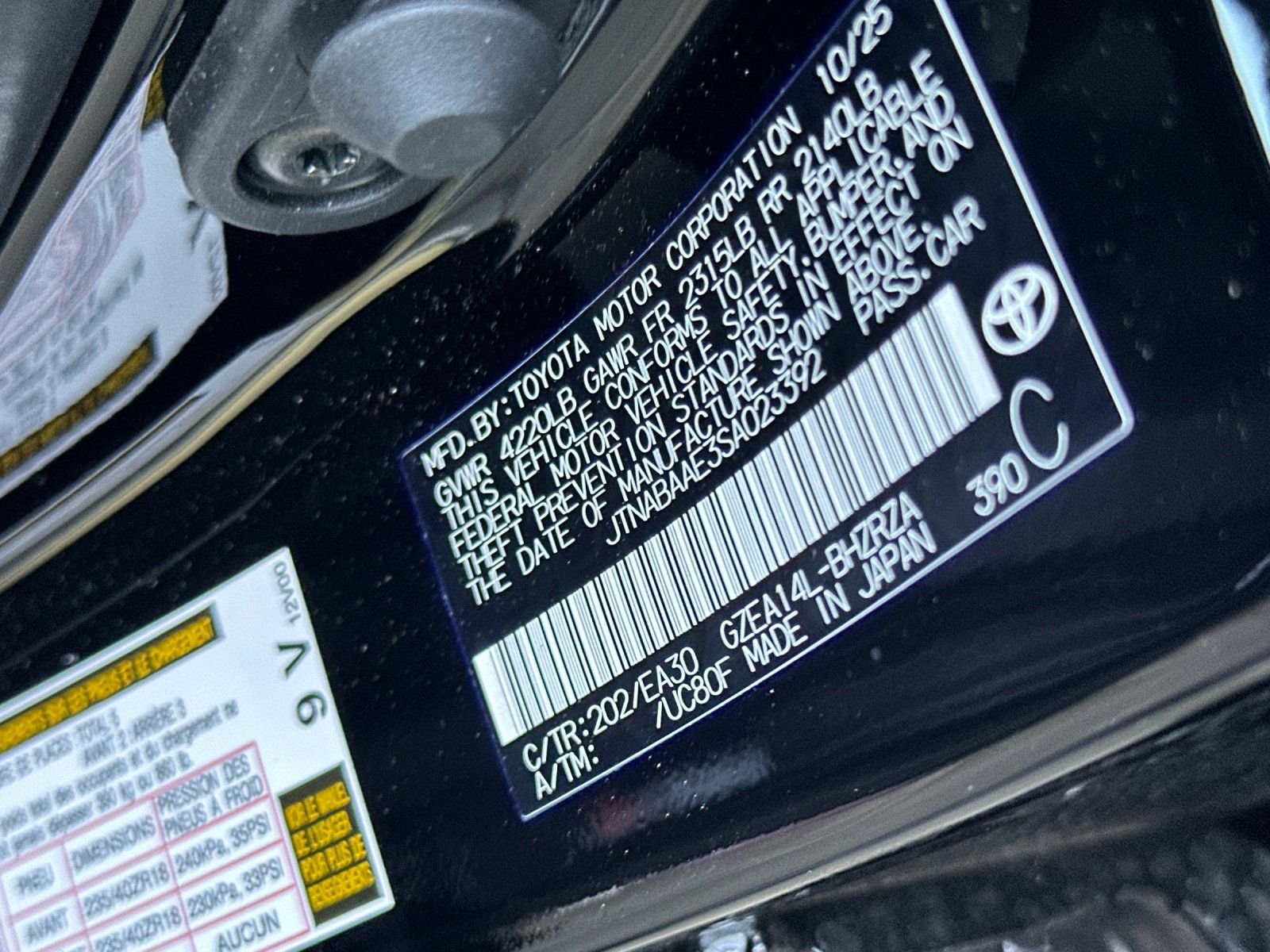 Used 2025 Black Toyota Premium image 26