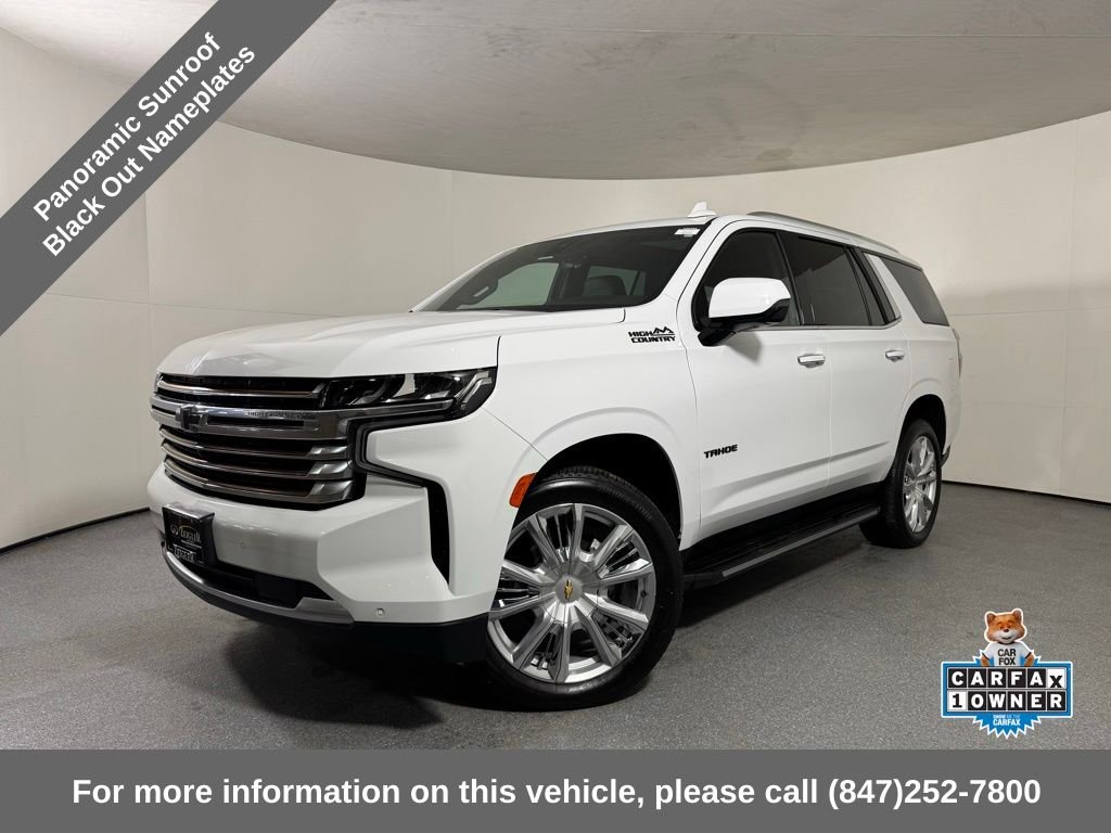 Used 2021 Summit White Chevrolet High Country image 1