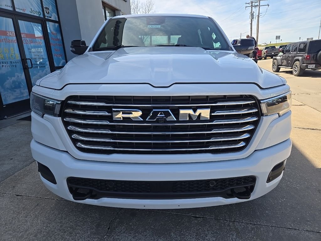 New 2026 Bright White Clear-Coat Exterior Paint RAM Laramie image 17