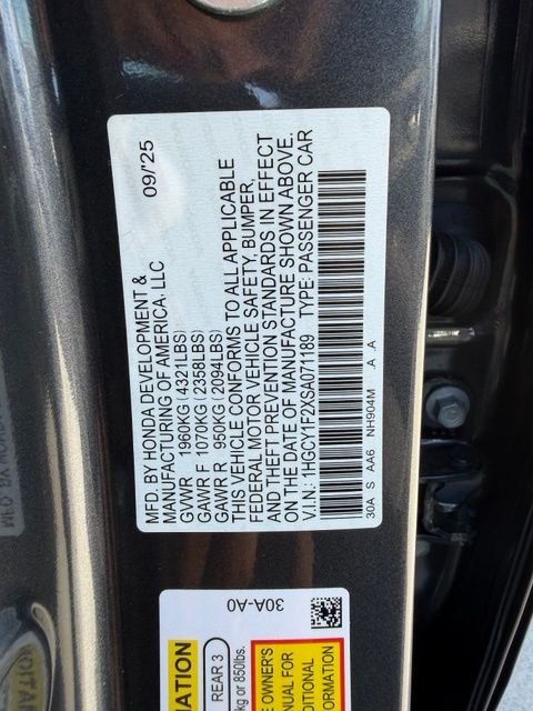 Used 2025 Gray Honda LX image 31