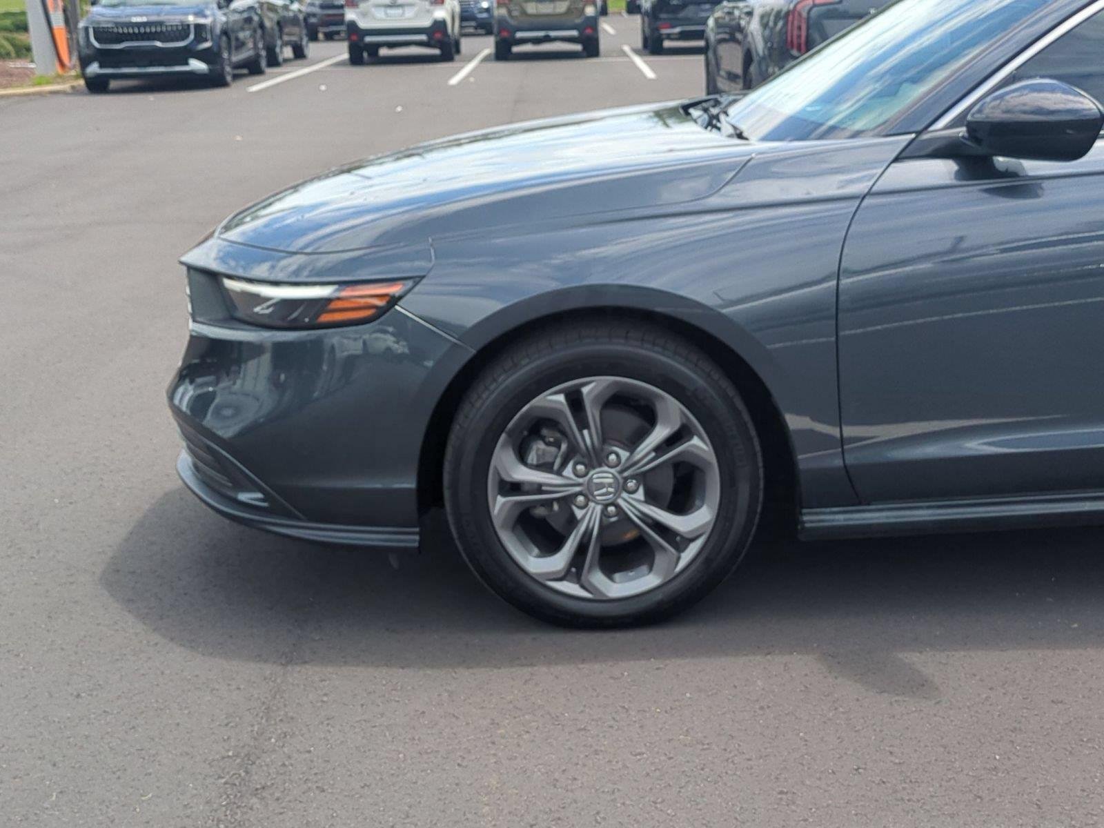 Used 2023 Meteorite Gray Metallic Honda EX image 10