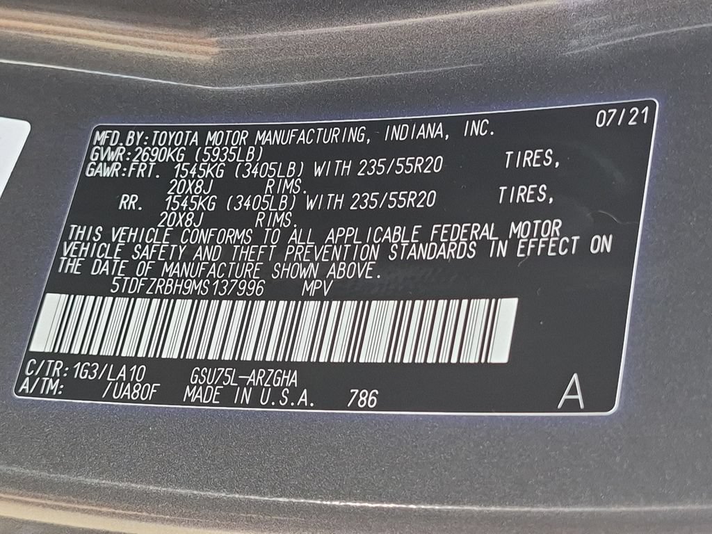 Used 2021 Gray Toyota Platinum image 44