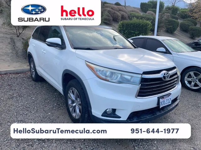 2015 Toyota Highlander XLE V6