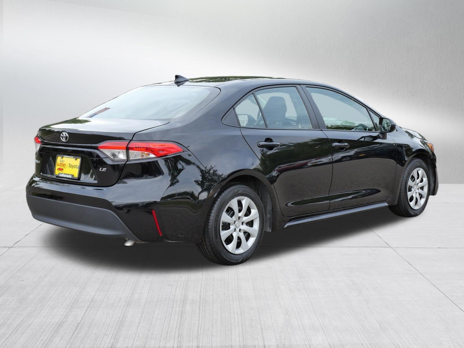 Certified Used 2025 Midnight Black Metallic Toyota LE image 8