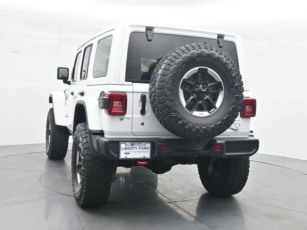 Used 2020 Bright White Clearcoat Jeep Rubicon image 7