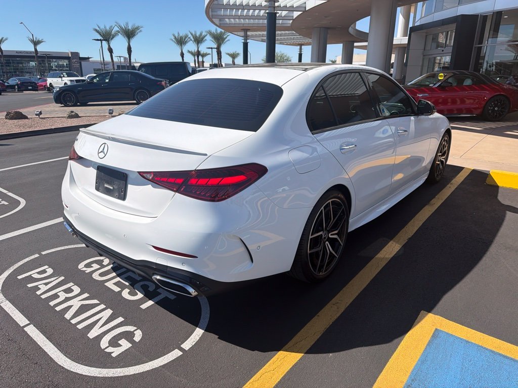Certified Used 2024 Polar White Mercedes-Benz C 300 image 3