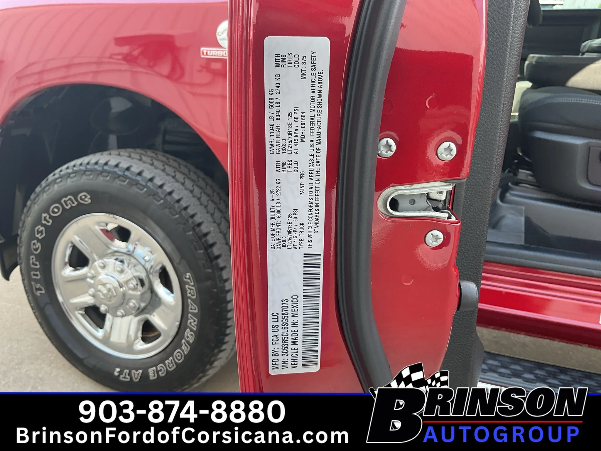 Used 2025 Molten Red Pearlcoat Ram Tradesman image 32