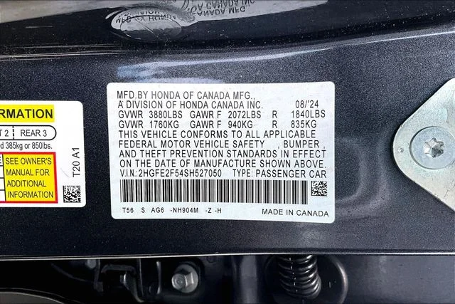 Used 2025 Meteorite Gray Metallic Honda Sport image 16