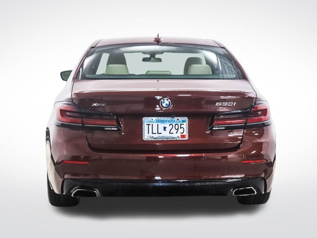 Certified Used 2023 Red Metallic BMW 530i xDrive image 4