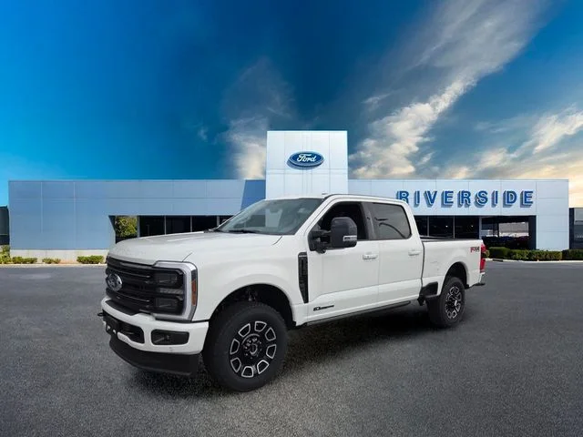 New 2026 Star White Metallic Tri-Coat Ford F-250® Platinum® image 3