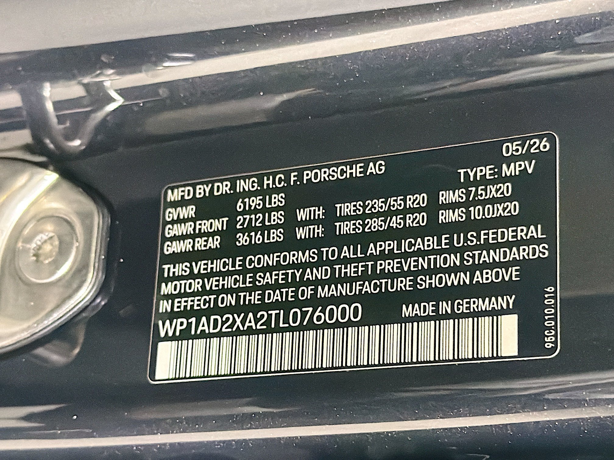New 2026 Volcano Grey Metallic Porsche Electric image 42