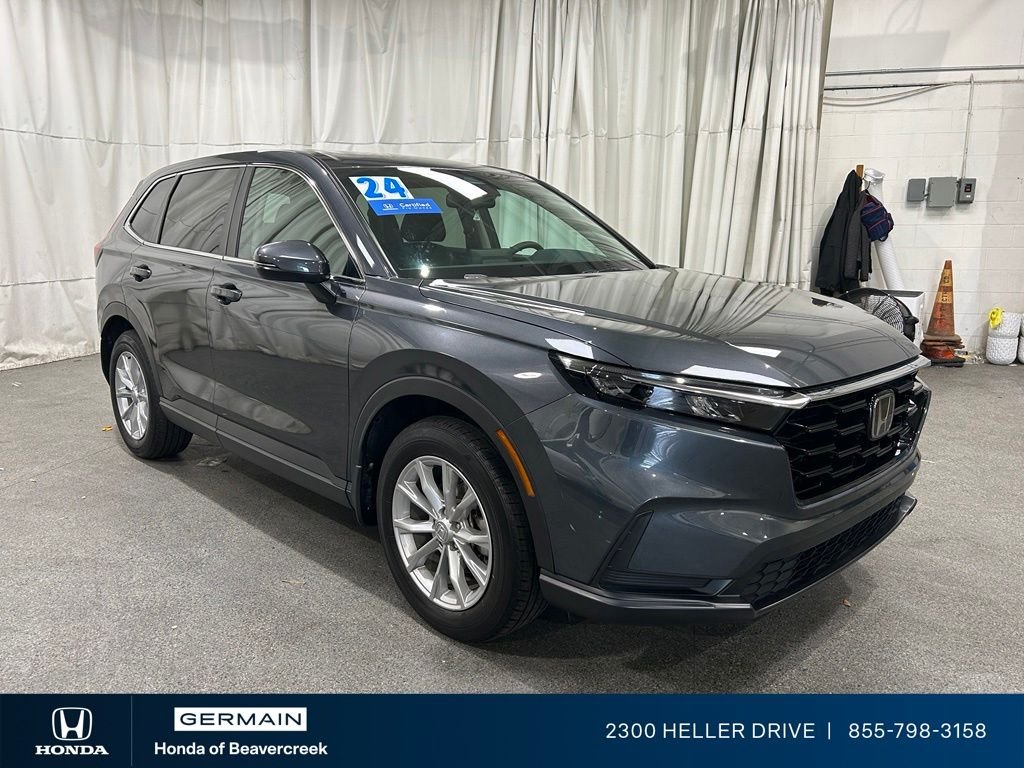 Used 2024 Meteorite Gray Metallic Honda EX image 1
