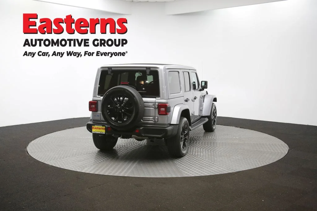 Used 2021 Silver Jeep Unlimited Sahara 4xe image 40
