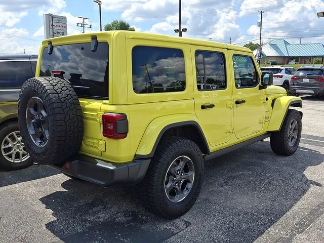 Used 2023 Yellow Jeep Sahara image 2
