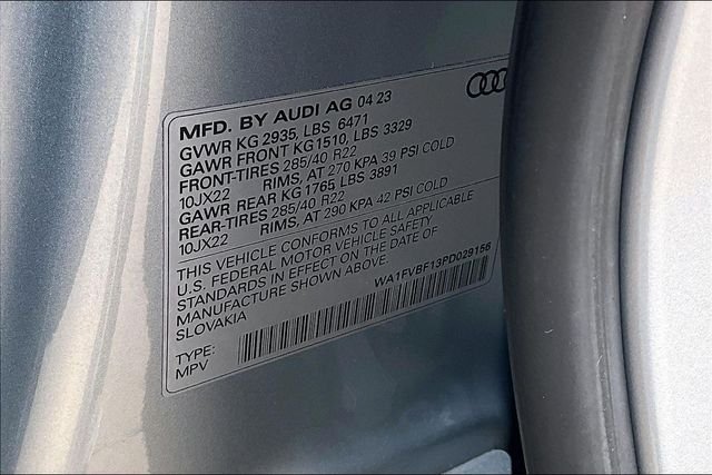 Used 2023 Silver Audi 55 Prestige image 35