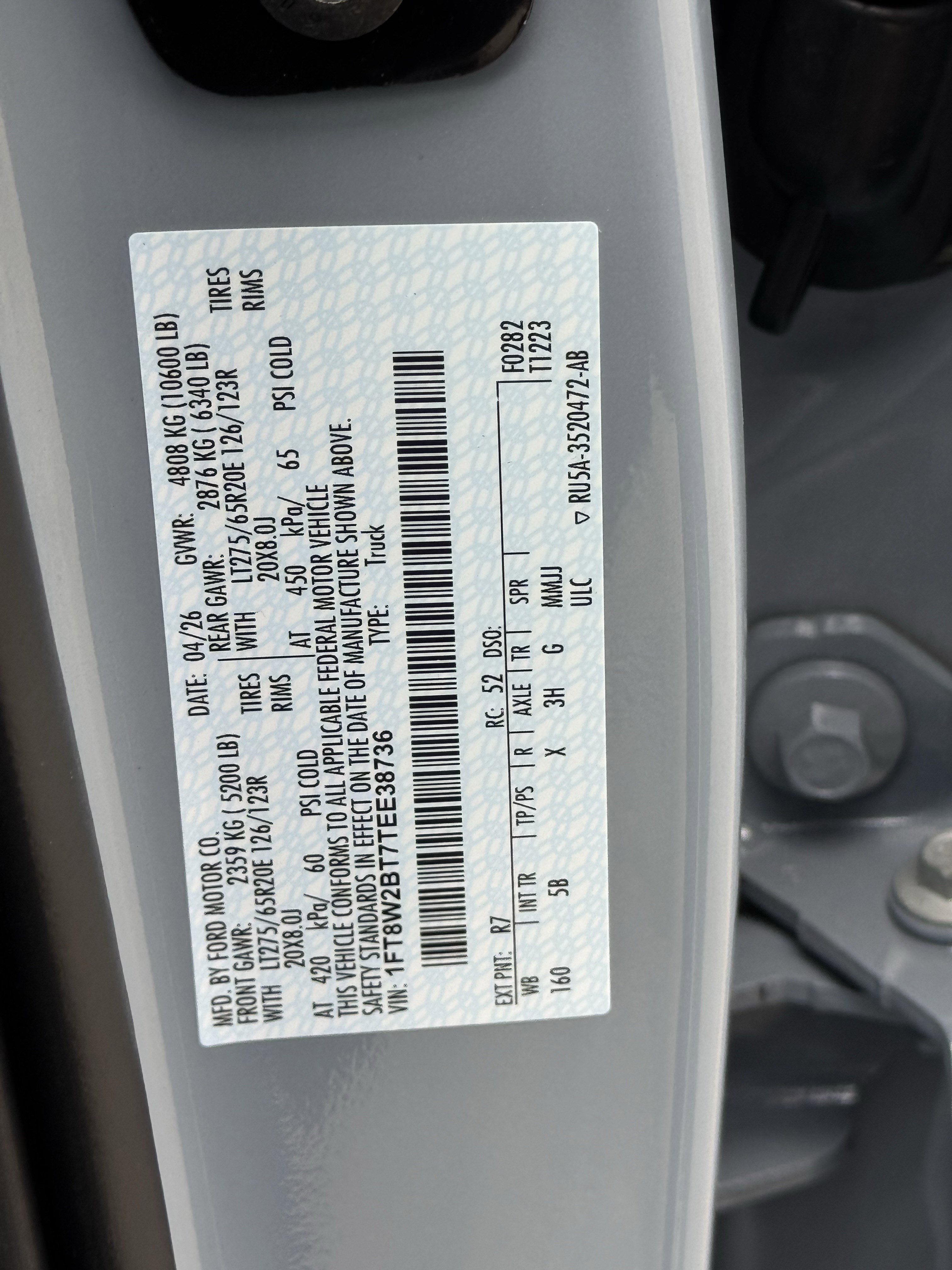 New 2026 Gray Metallic Ford LARIAT image 21