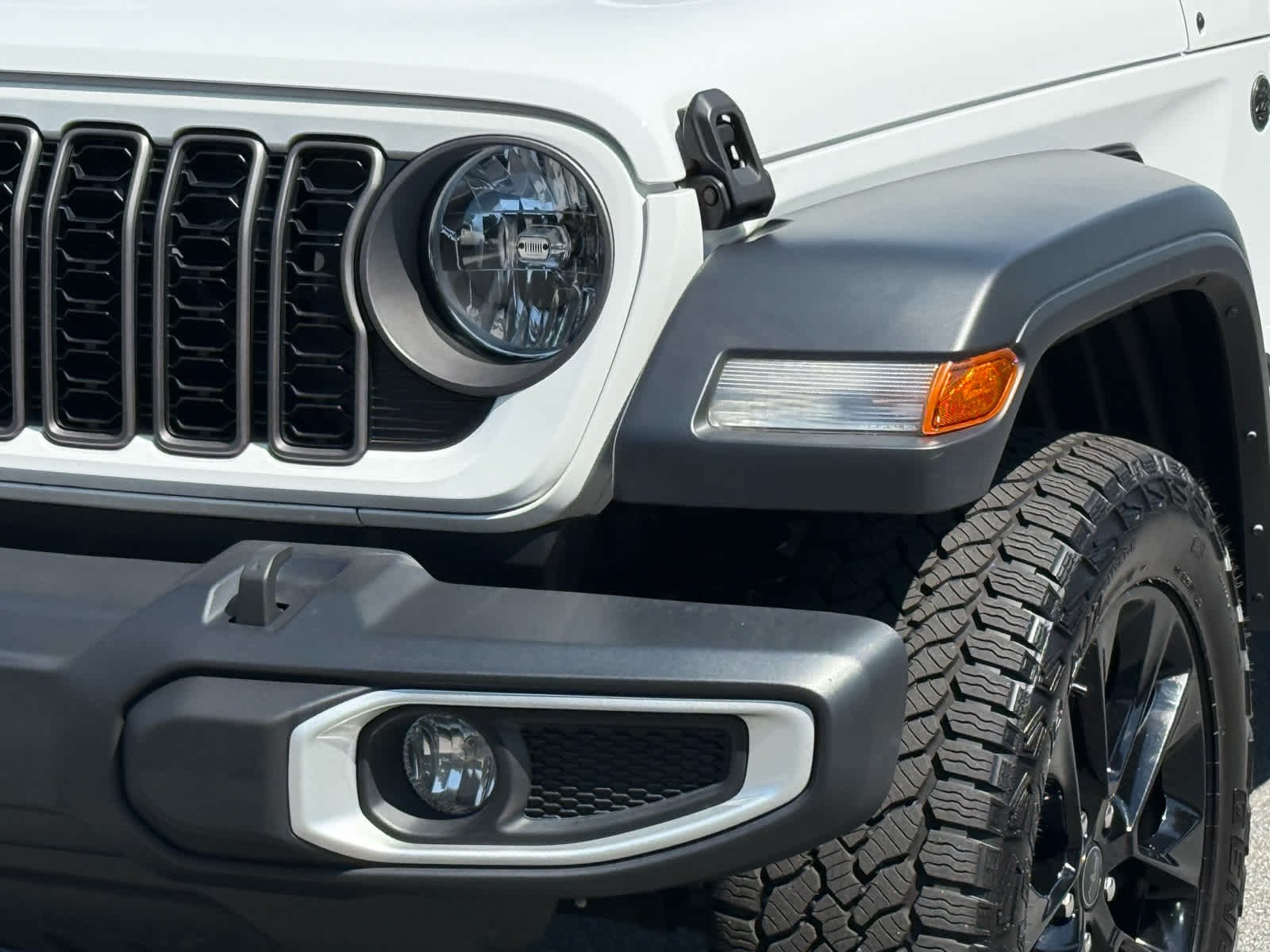 Used 2024 Bright White Clearcoat Jeep Sport image 10