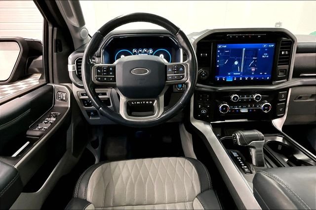 Used 2023 Agate Black Metallic Ford Limited image 6
