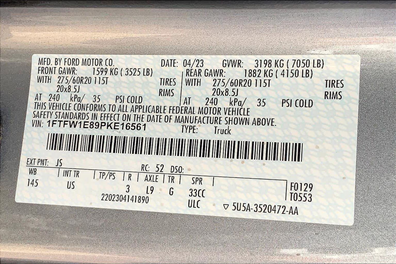 Certified Used 2023 Iconic Silver Metallic Ford XLT image 37