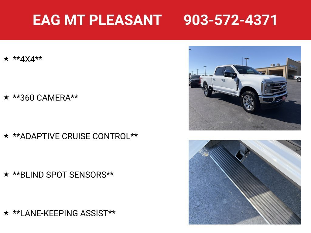 Used 2024 Oxford White Ford Lariat image 8