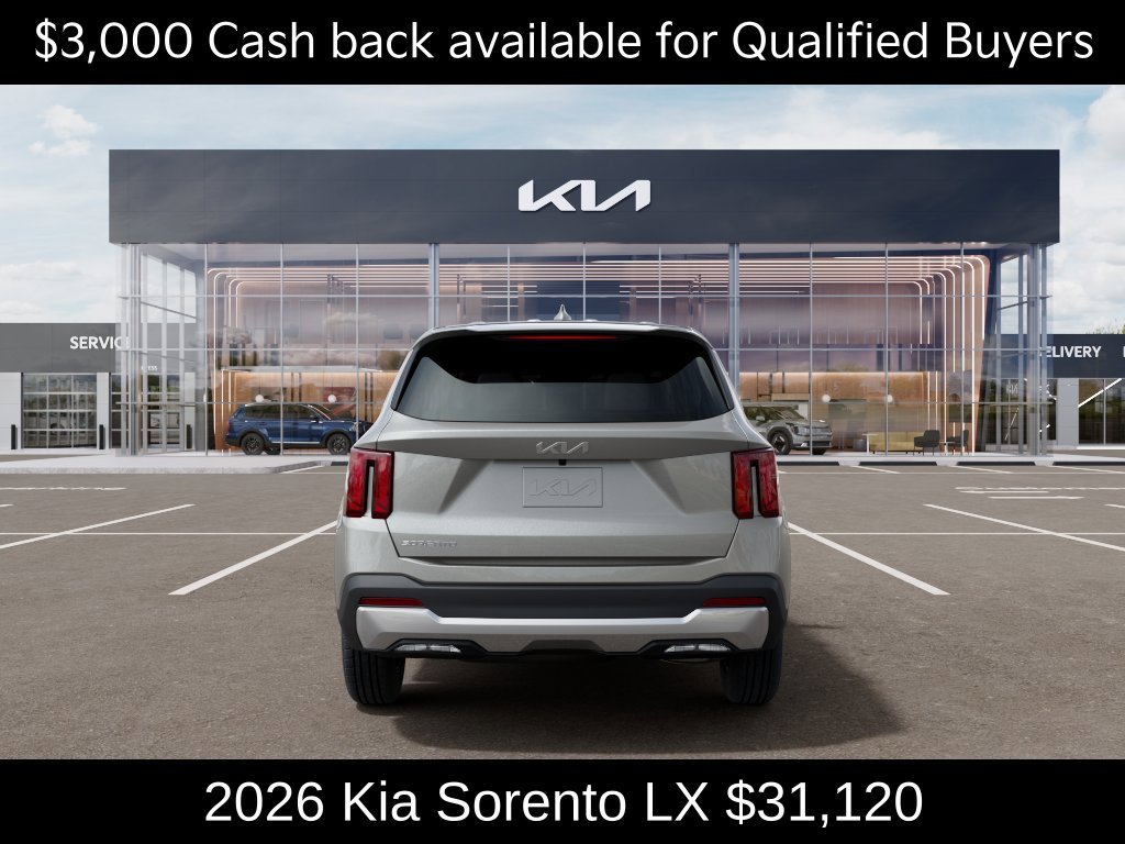 New 2026 Ivory Silver Kia LX image 6