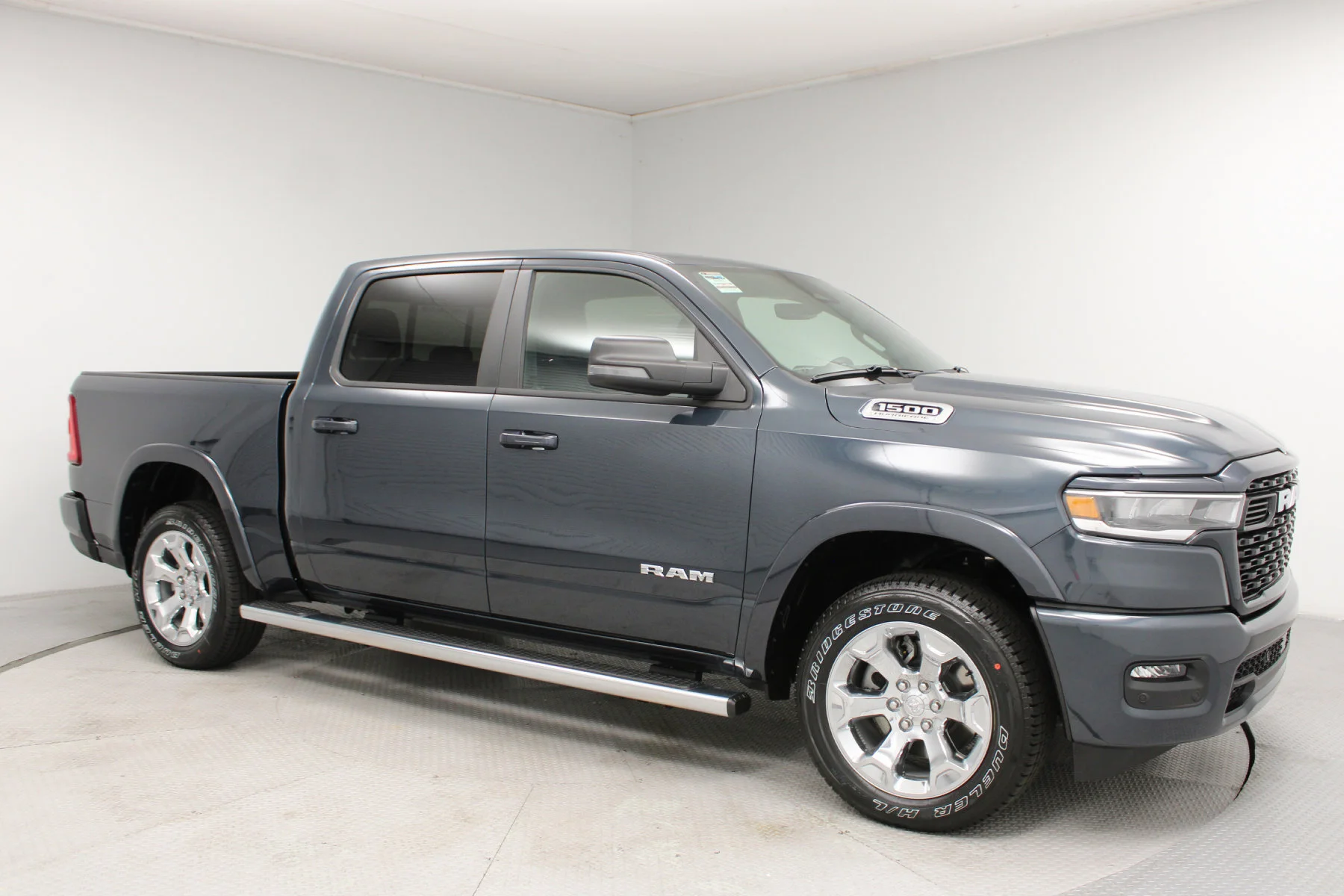 New 2026 Forged Blue Metallic Exterior Paint RAM Big Horn 4x4 Crew Cab 5