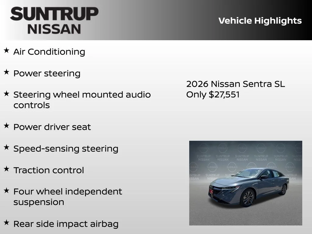 New 2026 Gray Nissan SL image 8