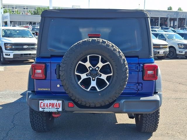 Used 2020 Ocean Blue Metallic Jeep Unlimited Rubicon image 5