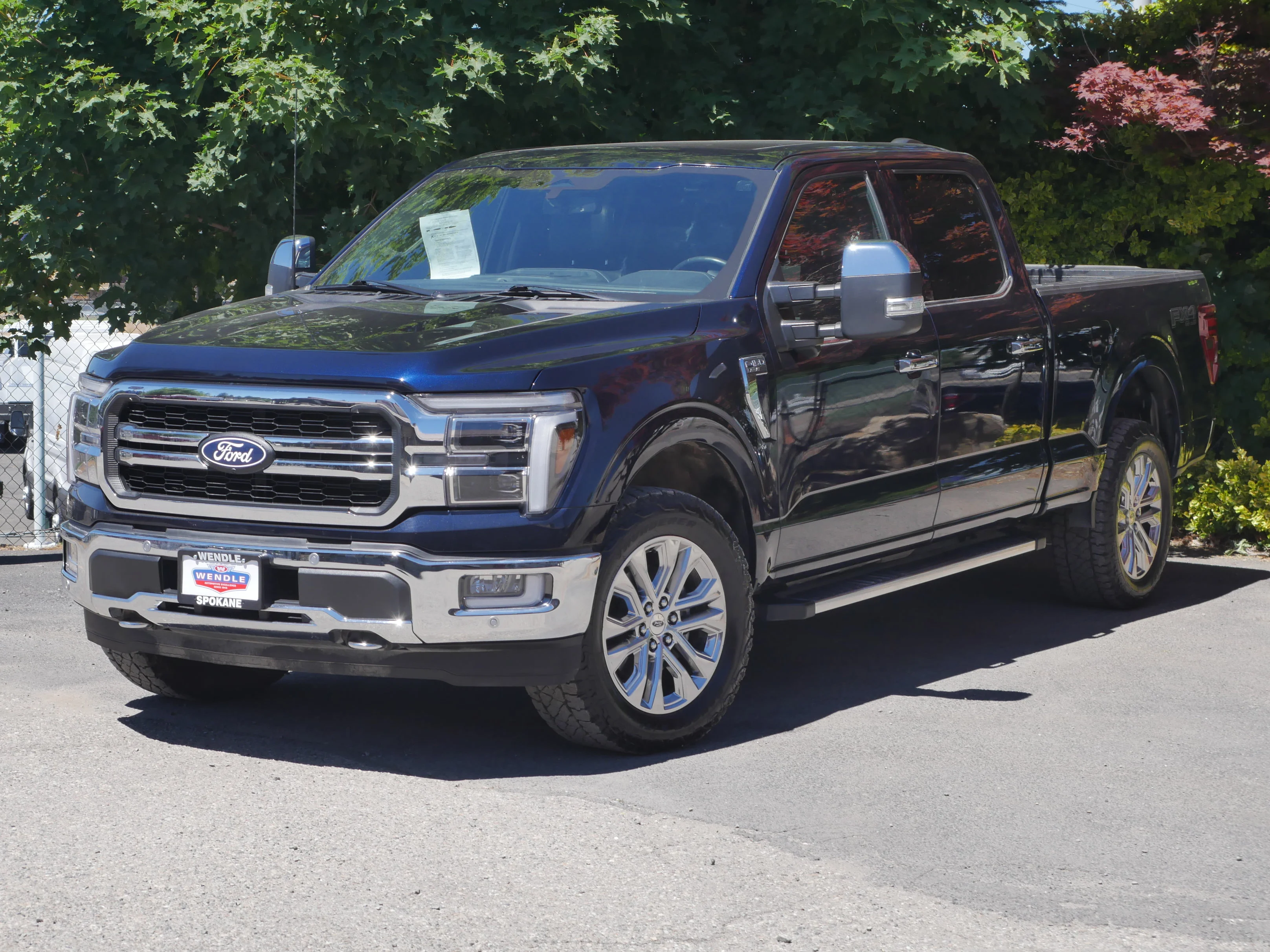 Certified Used 2024 Blue Metallic Ford LARIAT image 2