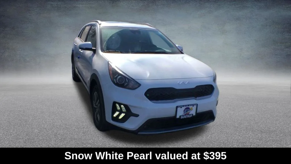 Used 2022 White Kia EX Premium image 2