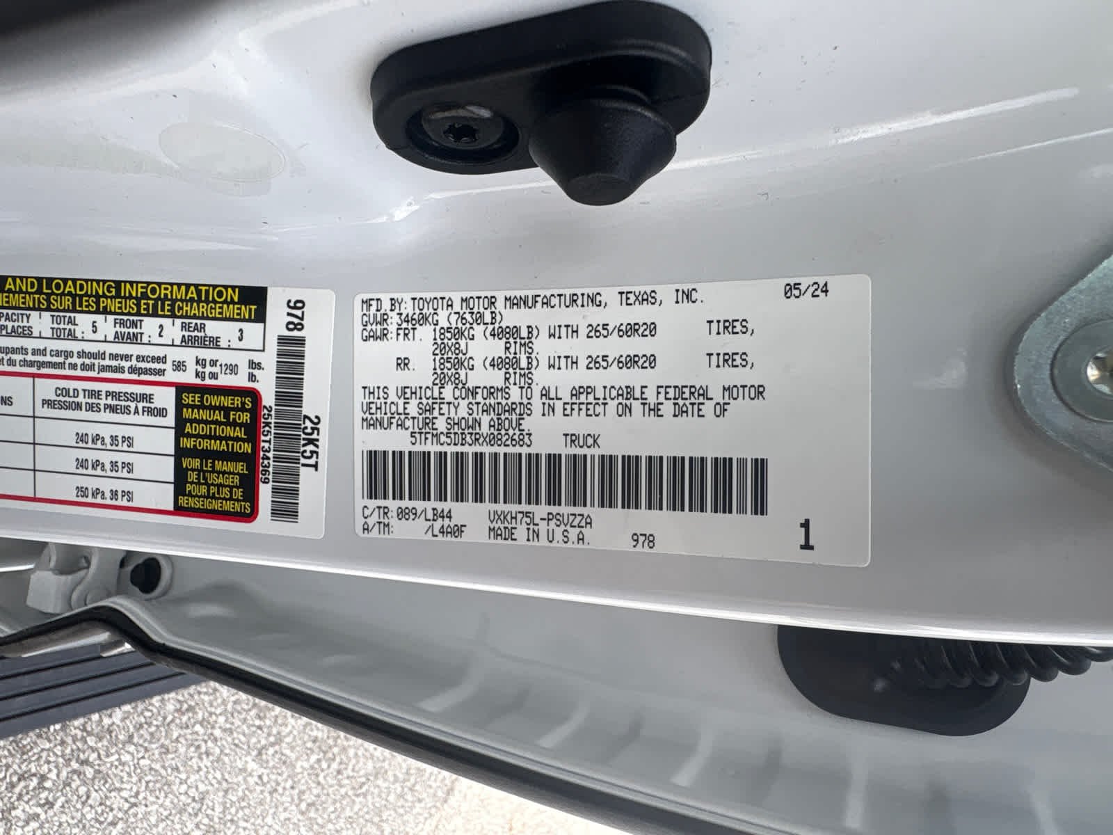 Used 2024 Wind Chill Pearl Toyota 1794 Edition Hybrid image 32