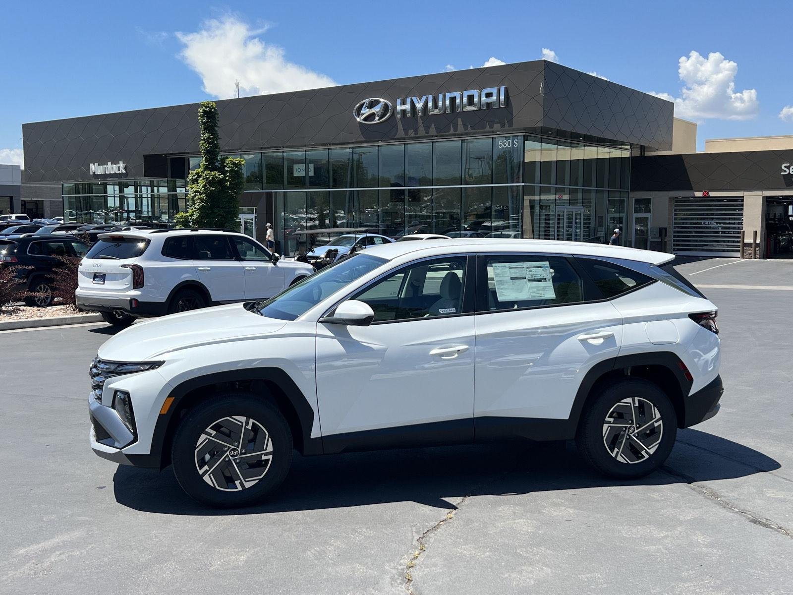 New 2026 Creamy White Pearl Hyundai Blue image 1