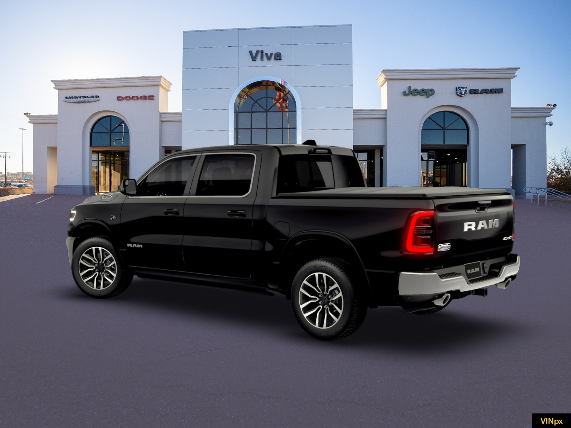 New 2026 Diamond Black Crystal Pearl-Coat Exterior Paint RAM Limited image 3