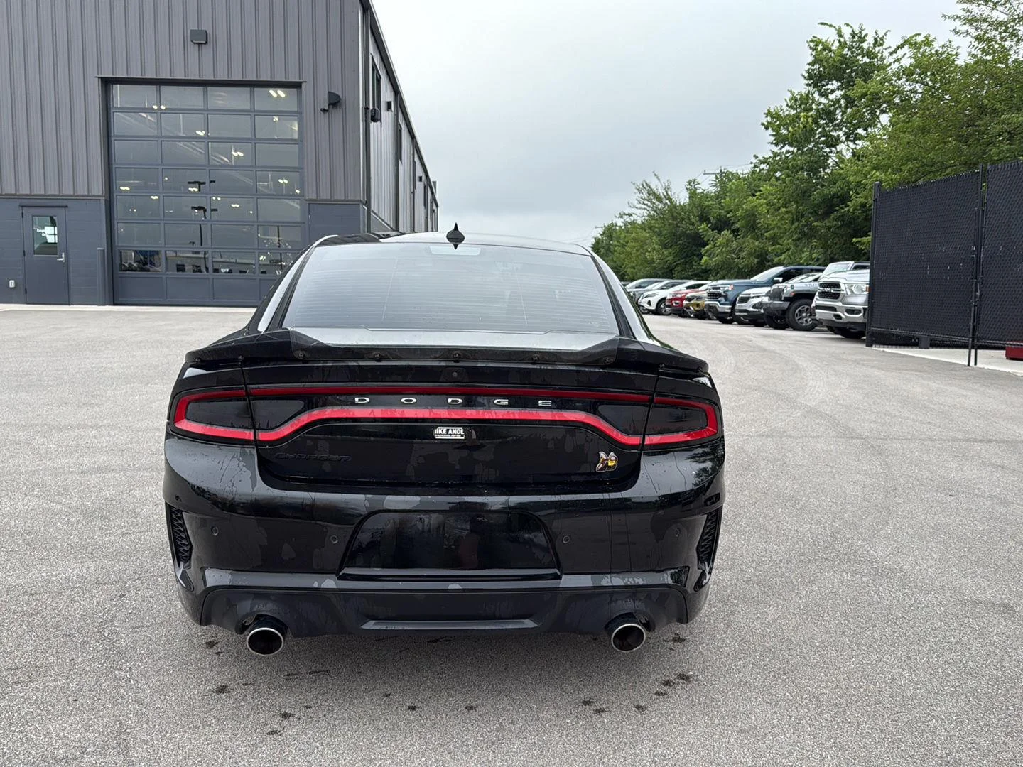 Used 2020 Pitch Black Clearcoat Dodge Scat Pack Widebody image 4