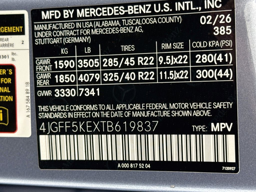 New 2026 MANUFAKTUR Light Blue Met Mercedes-Benz GLS 450 image 34