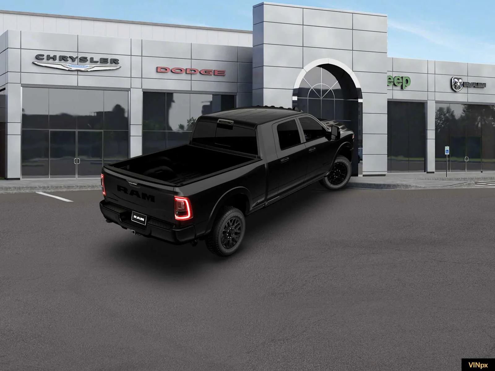 New 2026 Diamond Black Crystal Pearl-Coat Exterior Paint RAM Limited image 7