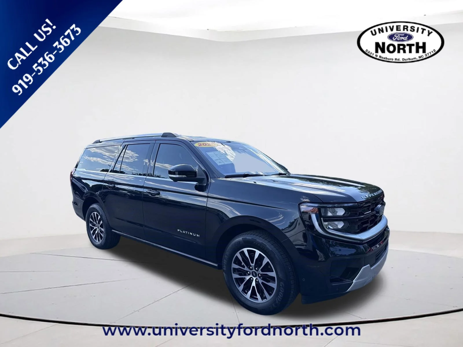 Used 2025 Agate Black Metallic Ford Platinum image 1