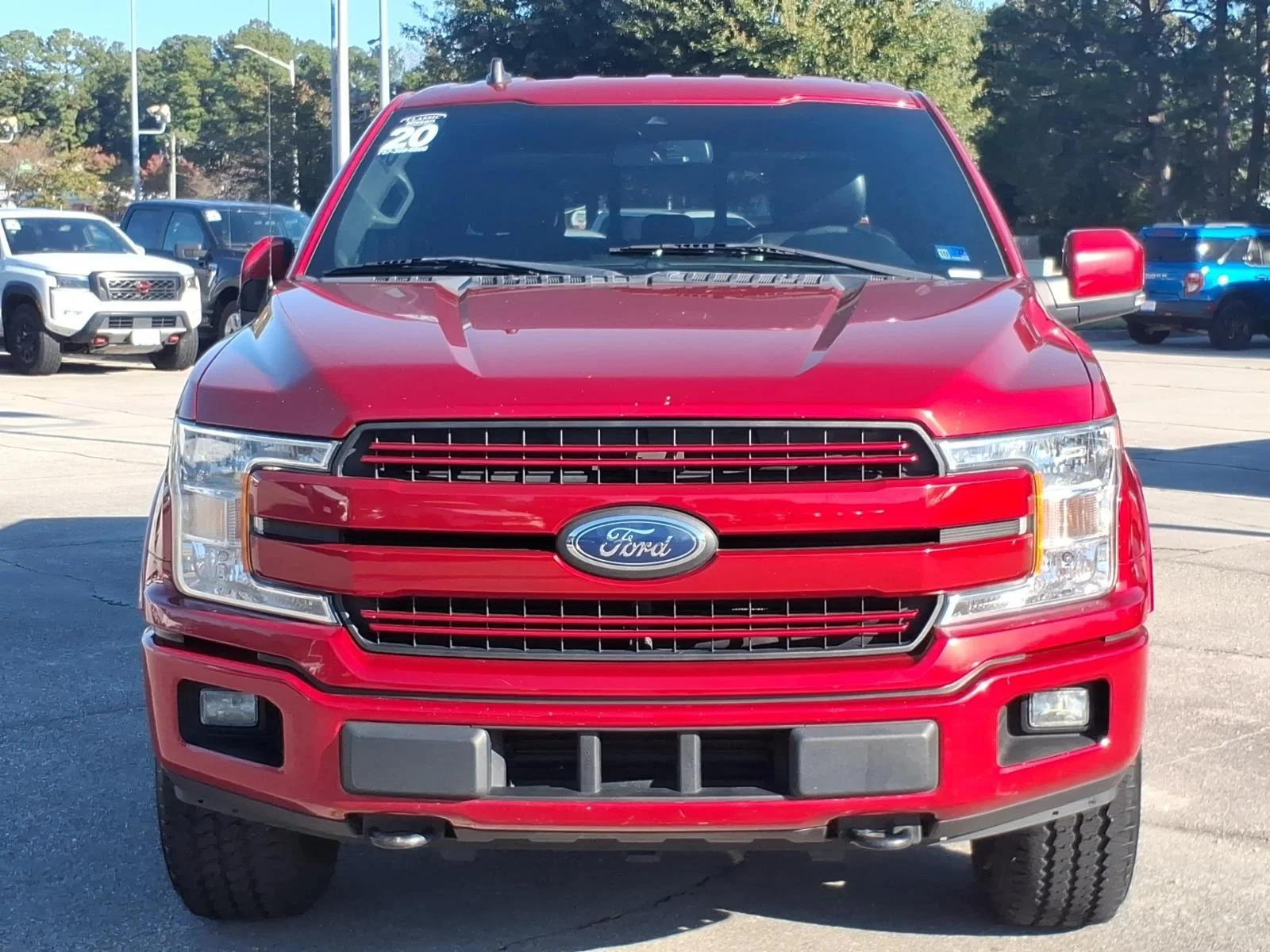 Used 2020 RED Ford LARIAT image 2