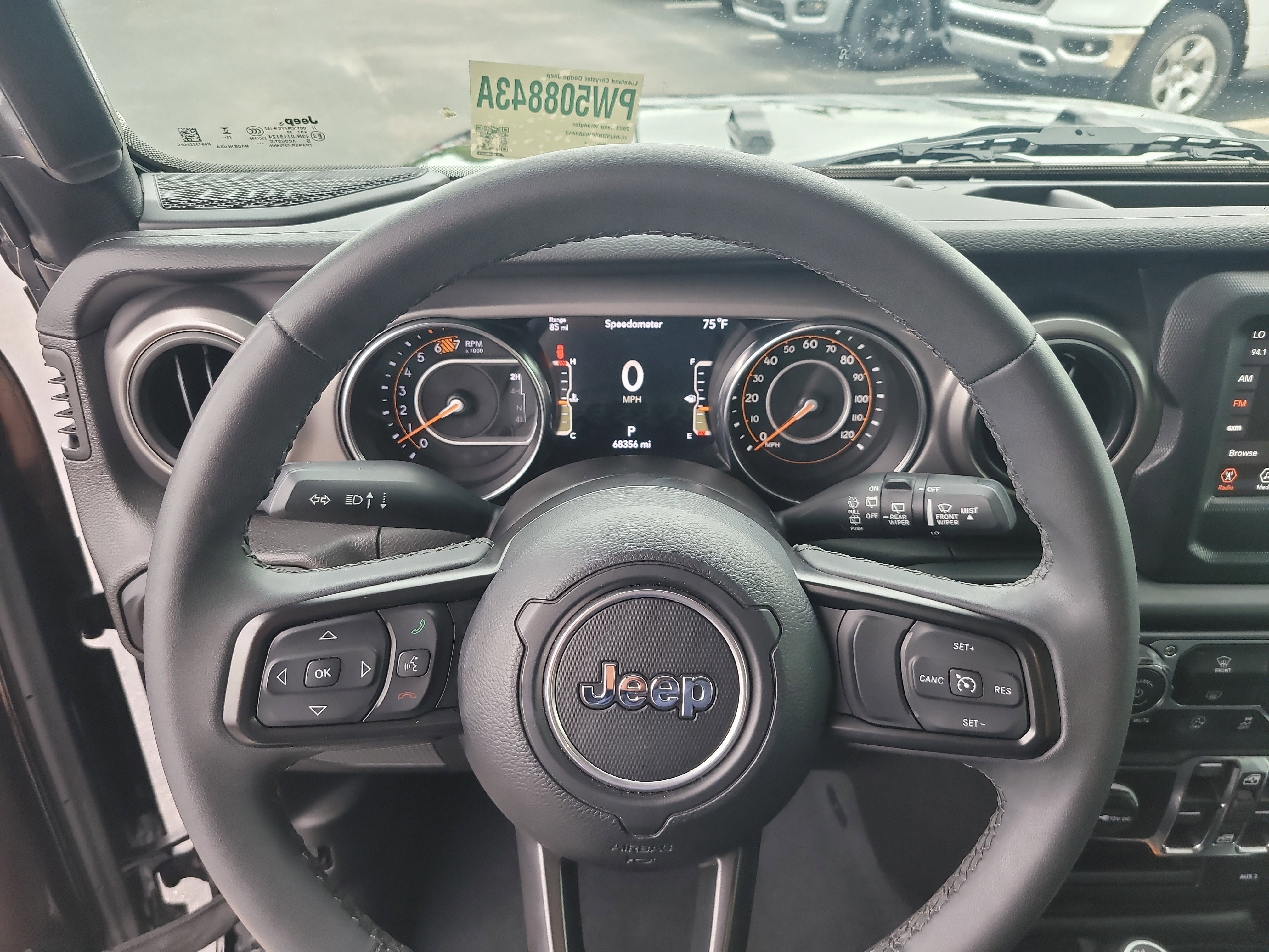 Used 2023 Black Clearcoat Jeep Willys image 25