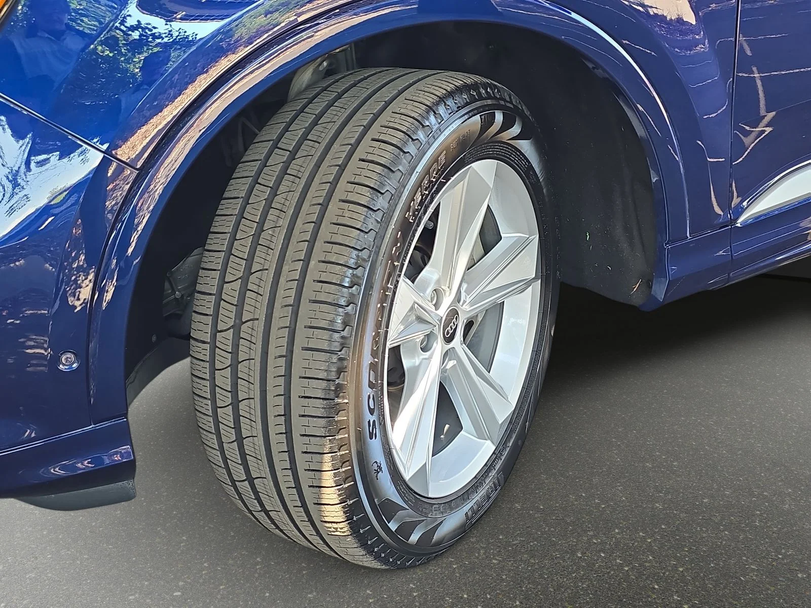 Used 2022 Blue Metallic Audi 55 Premium image 34