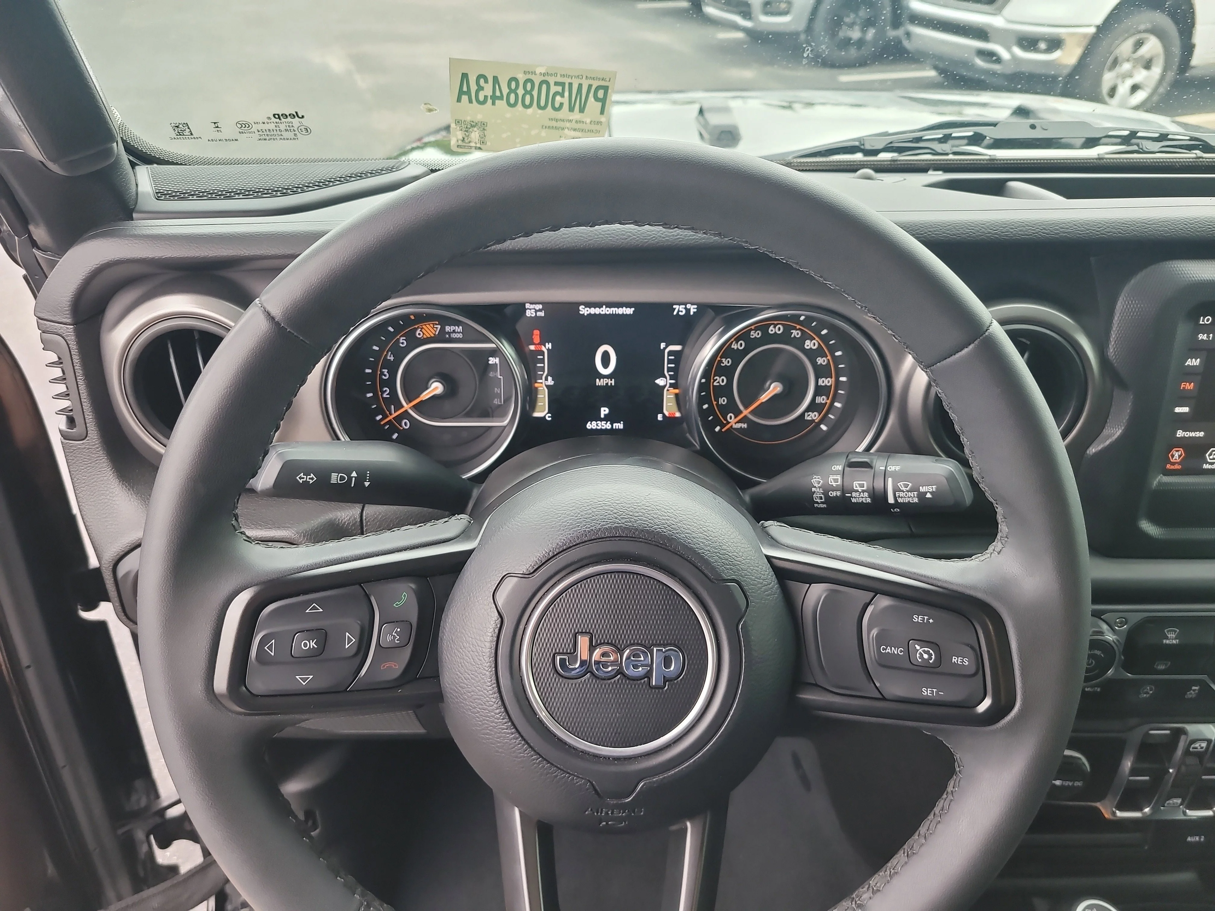 Used 2023 Black Clearcoat Jeep Willys image 25