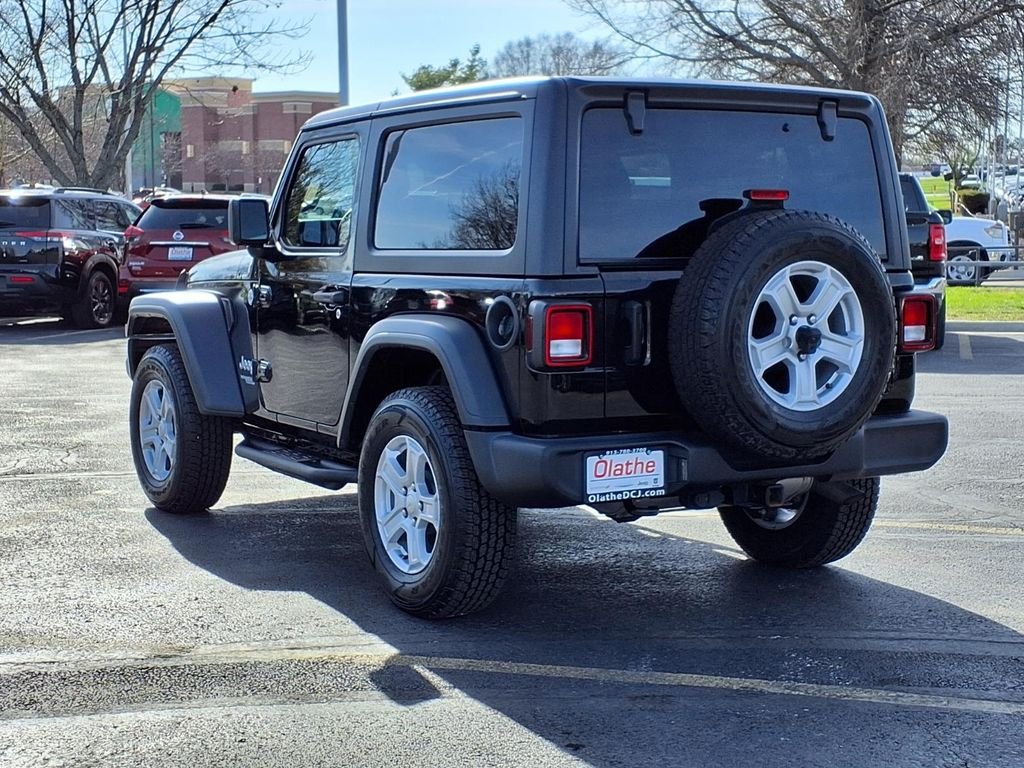 Used 2020 Jeep Wrangler Sport S with VIN 1C4GJXAG8LW303707 for sale in Kansas City